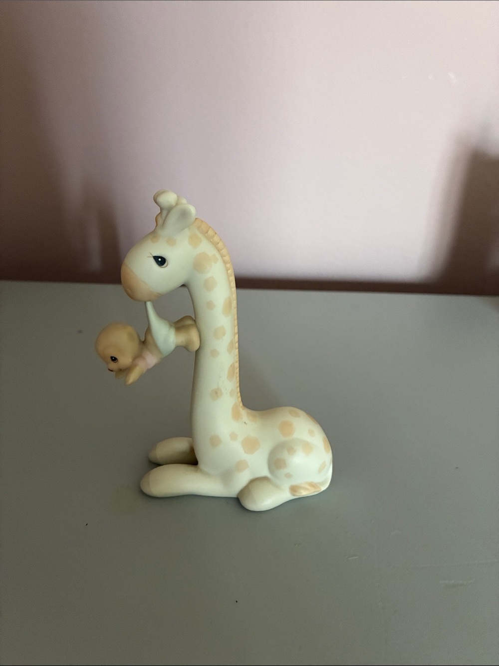 Precious moments giraffe with baby